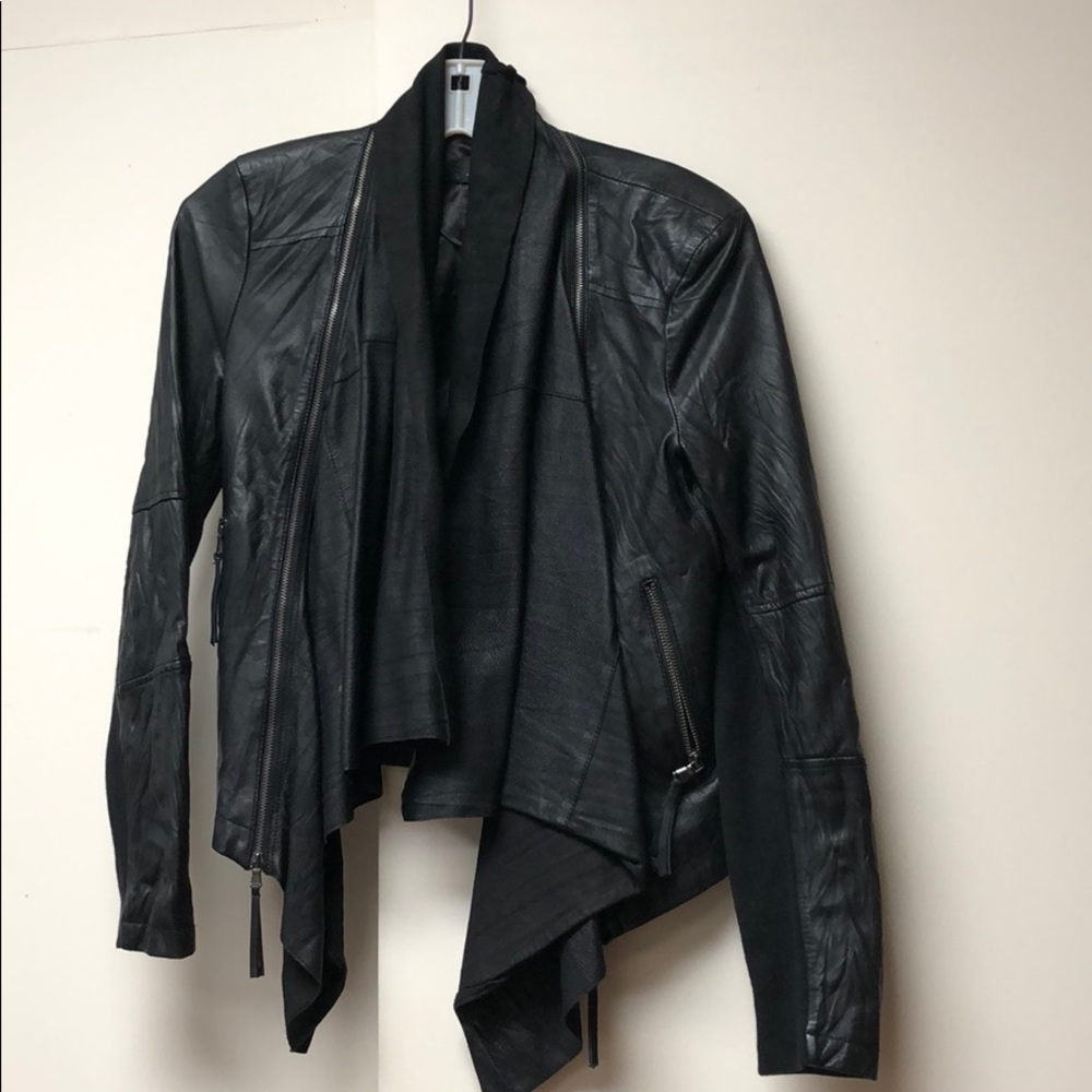 Zara authentic leather jacket